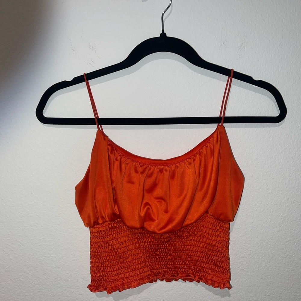 Derek Heart Bright Orange Camisole